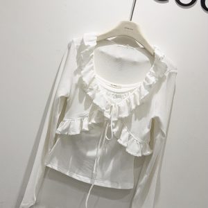 Alternative view of 造型背心+外套