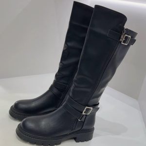 Alternative view of 釦環低跟長靴