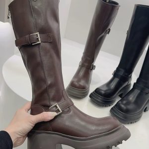 氛圍感顯瘦長靴