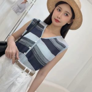 Alternative view of 韓系慵懶條紋針織