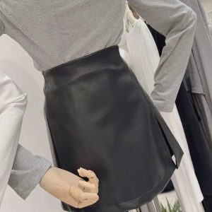 精緻皮褲裙